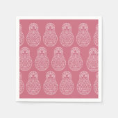 Serviette En Papier Poupées d'imbrication (Devant)