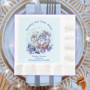 Serviette en papier pour Baby Shower Blueberry et