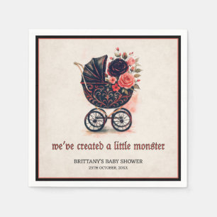 Serviette en papier pour Baby Shower Halloween pou