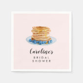 Serviette en papier pour brunch de mariage crêpes (Devant)
