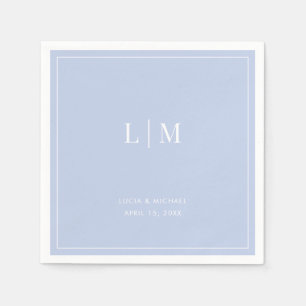 Serviette en papier pour cocktail de mariage
