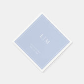 Serviette en papier pour cocktail de mariage (Coin)