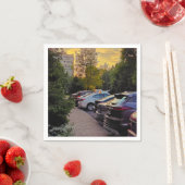 Serviette en papier pour Cocktail Humeur Urbaine C (En situation)