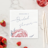Serviette en papier pour douche de mariée (En situation)