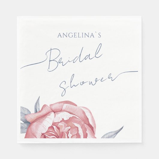 Serviette en papier pour douche de mariée (Devant)