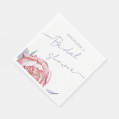 Serviette en papier pour douche de mariée (Coin)