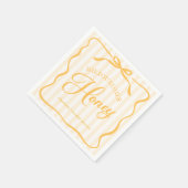 Serviette en papier pour enterrement de vie de jeu (Coin)