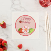 Serviette en papier pour fête (En situation)