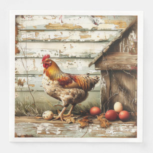 Serviette en papier pour fête Cluckin Good