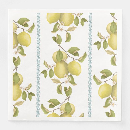 Serviette en papier pour la danse du citron (Devant)