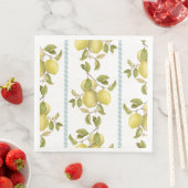 Serviette en papier pour la danse du citron (En situation)
