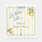 Serviette en papier pour la douche de mariée La Do (Devant)