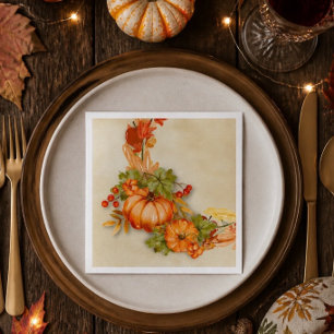 Serviette en papier pour la fête de Thanksgiving