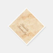 Serviette En Papier Pour l'amour des chiots sur mesure (Coin)