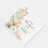 Serviette en papier pour le dîner de Thanksgiving (Coin)
