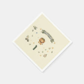 Serviette en papier pour le premier anniversaire d (Coin)