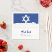 Serviette En Papier Pour les fêtes juives Indépendance Bar Mitzvah (En situation)