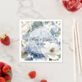 Serviette en papier pour mariage (En situation)