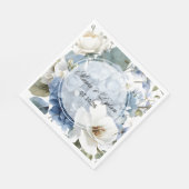 Serviette en papier pour mariage (Coin)
