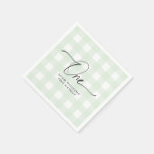 Serviette en papier pour premier anniversaire Gree (Coin)