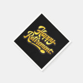 Serviette en papier pour retraite heureuse