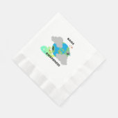 SERVIETTE EN PAPIER POUR SENSIBILISER LE PUBLIC ! (Coin)