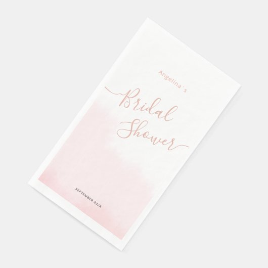 Serviette en papier pour une baby shower. (Coin)