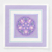 Serviette En Papier Pourpre W1 (Devant)