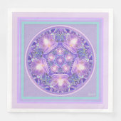 Serviette En Papier Pourpre W1 (Devant)