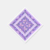 Serviette En Papier Pourpre W1 (Coin)