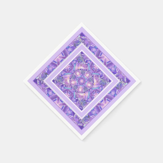 Serviette En Papier Pourpre W1 (Coin)