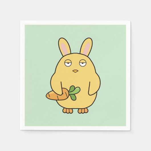 Serviette En Papier Poussette, oreilles disquettes (Devant)