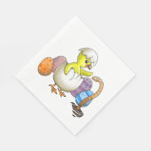 Serviette En Papier Poussin de Pâques éclos (Coin)