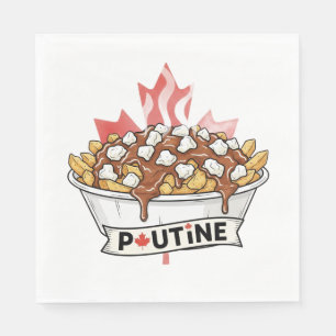 Serviette En Papier Poutine