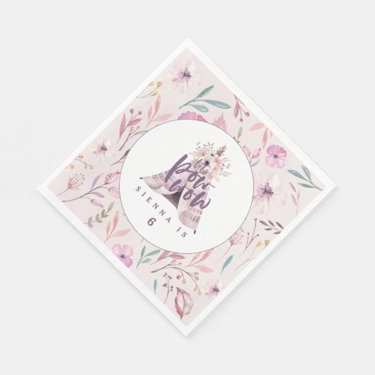 Serviette En Papier pow wow teepepee anniversaire serviettes (Coin)