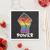 Serviette En Papier Power Alternative Fierté Premier design pour l'éga (En situation)
