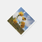 Serviette En Papier Prairie Sunset square paper napkin (Coin)