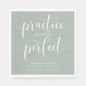 Serviette En Papier Pratique Fait Un Dîner De Répétition Parfait (Devant)