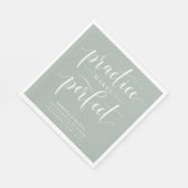 Serviette En Papier Pratique Fait Un Dîner De Répétition Parfait (Coin)