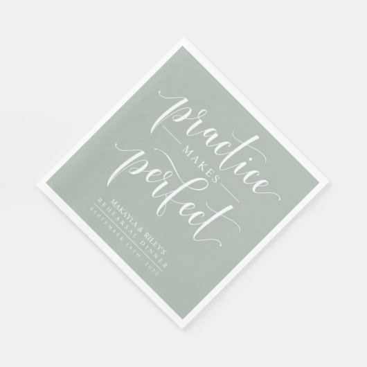 Serviette En Papier Pratique Fait Un Dîner De Répétition Parfait (Coin)