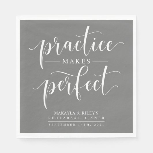 Serviette En Papier Pratique Fait Un Dîner De Répétition Parfait (Devant)