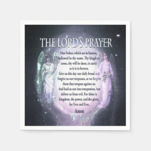 Serviette En Papier Prayer de seigneur