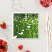 Serviette En Papier pré fleuri (En situation)