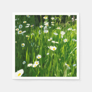 Serviette En Papier pré fleuri