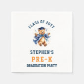 Serviette En Papier Pré-K Graduation Cute Teddy Party (Devant)