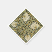 Serviette En Papier Pre-Raphaelite de cru de mouron de William Morris (Coin)