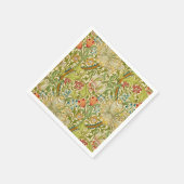 Serviette En Papier Pre-Raphaelite d'or de cru de lis de William (Coin)