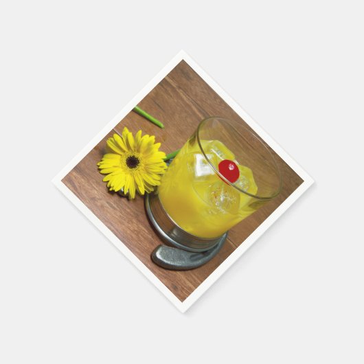 Serviette En Papier Préakité Apporte Cocktail Serviettes (Coin)