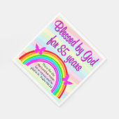 SERVIETTE EN PAPIER PRÉCIEUX 85E ANNIVERSAIRE PRIÈRE NAPKINS (Coin)