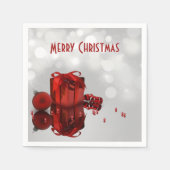 Serviette En Papier Précieux Noël présent professionnel (Devant)